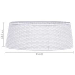 VidaXL Christmas Tree Skirt White Ø65x19.5 Cm -VIDAXL DECOR SHOP image 7 331302