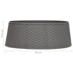 VidaXL Christmas Tree Skirt Brown Ø65x19.5 Cm -VIDAXL DECOR SHOP image 7 331303