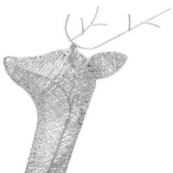 VidaXL Christmas Reindeer Family 270x7x90 Cm Silver Cold White Mesh -VIDAXL DECOR SHOP image 7 342677
