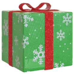 VidaXL Lighted Christmas Boxes 3 Pcs 64 LEDs Warm White -VIDAXL DECOR SHOP image 7 356245