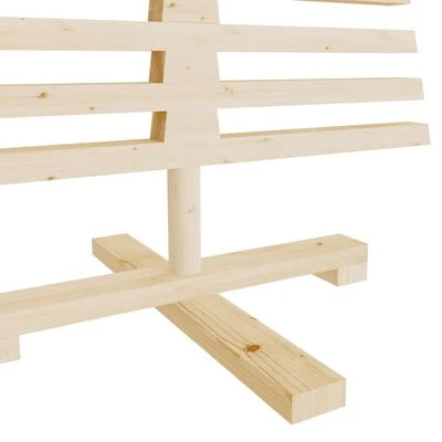 VidaXL Wooden Christmas Tree For Decoration 120 Cm Solid Wood Pine 9 VidaXL Wooden Christmas Tree For Decoration 120 Cm Solid Wood Pine - Image 7