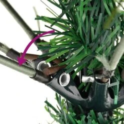 VidaXL Christmas Tree With LEDs&Pine Cones Green 195 Cm PVC&PE -VIDAXL DECOR SHOP image 8 344289