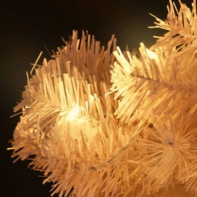 VidaXL Swirl Christmas Tree With Stand And LEDs White 150 Cm PVC 10 VidaXL Swirl Christmas Tree With Stand And LEDs White 150 Cm PVC - Image 8