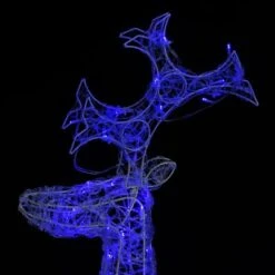 VidaXL Reindeer Christmas Decorations 2 Pcs 60x16x100 Cm Acrylic -VIDAXL DECOR SHOP image 9 3154366