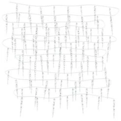 VidaXL Christmas Icicle Lights 40pcs Warm White Acrylic Remote Control -VIDAXL DECOR SHOP image 9 328612