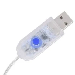 VidaXL Christmas Icicle Lights 40 Pcs Blue Acrylic Remote Control -VIDAXL DECOR SHOP image 9 328614