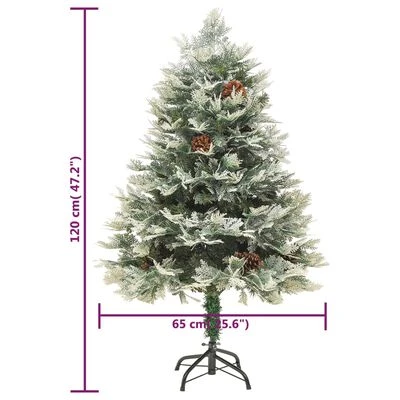 VidaXL Christmas Tree With LEDs&Pine Cones Green 120 Cm PVC&PE 11 VidaXL Christmas Tree With LEDs&Pine Cones Green 120 Cm PVC&PE - Image 9