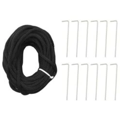 VidaXL Christmas Tree Light On Flagpole 1534 LEDs Warm White 500 Cm -VIDAXL DECOR SHOP image 9 358125